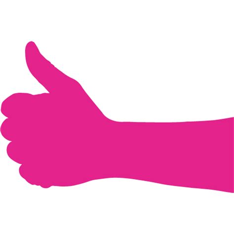 Barbie Pink Thumbs Up 2 Icon Free Barbie Pink Hand Icons