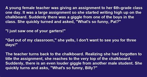 Teacher Bends Over And Shows Way Too Much To The Wrong Student A