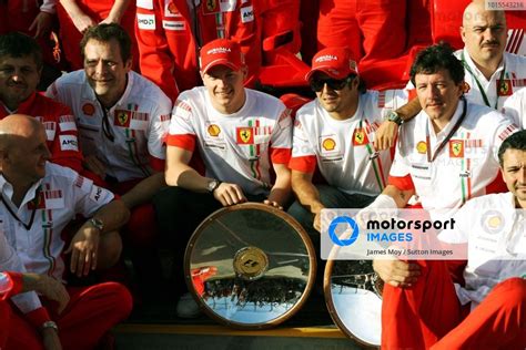 Ferrari Celebrate A Win For Kimi Raikkonen Fin Ferrari Formula One
