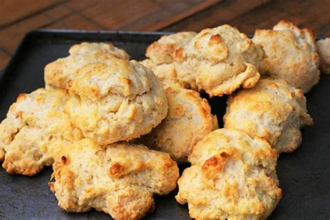 Make these easy biscuits with only a few ingredients at home! Buttermilk Baking Powder Drop Biscuits - Cheap Recipe Blog