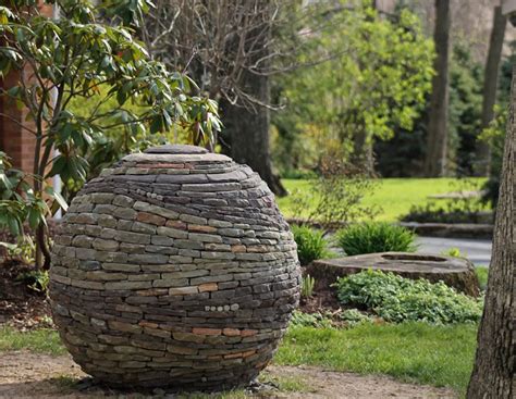 Wondrous Stone Spheres Stacked By Pennsylvania Based Stone Artist