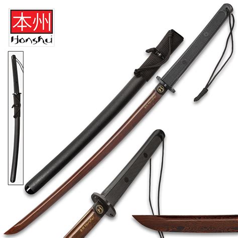 Honshu Evenfall Handmade Wakizashi Samurai Sword Exclusive Black
