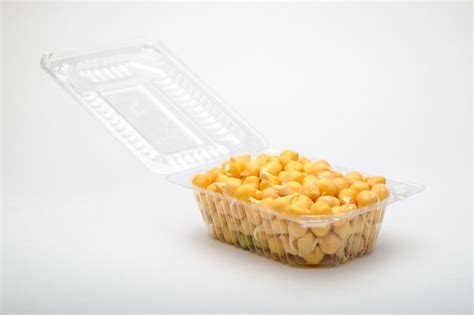 Premium Photo Chickpeas In A Plastic Box