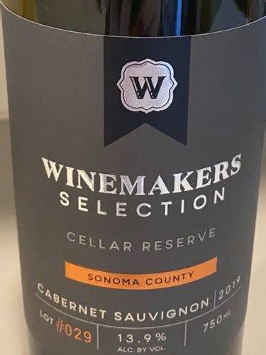Walmart Winemakers Selection Cellar Reserve Cabernet Sauvignon Vivino