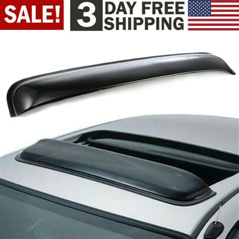 42 5 SMOKE SUNROOF MOON SUN Roof Window Visor Shade Vent Wind Rain