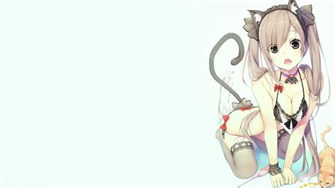 Wallpaper Anime Girls Cat Girl Nekomimi Lingerie Animal Ears Original Characters
