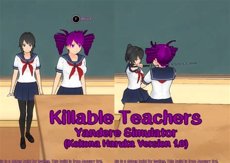 Killable Teachers Mod Ver 10 Yandere Simulator By Pepsipenguin On