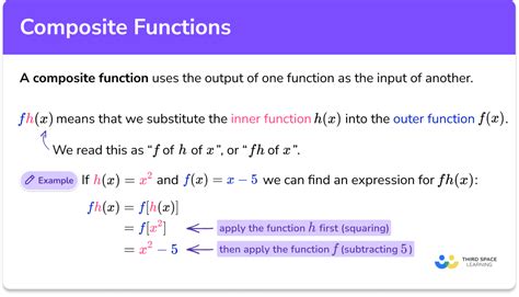 Composite Functions Gcse Maths Steps And Examples