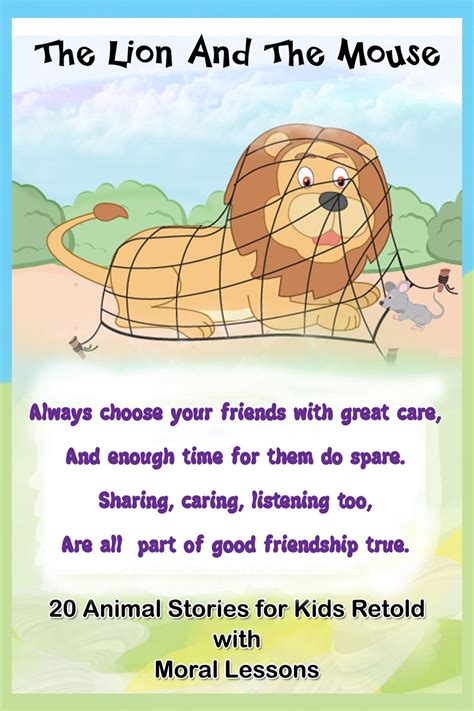 Moral Stories For Kids The Lion And The Mouse Stories For Kids