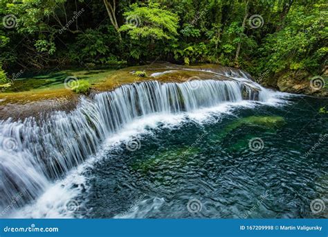 Rarru Rentapao Cascades Waterfall And The River Teouma Village Efate