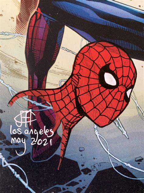Spider Man Jim Cheung In James Griffins Spider Man Comic Art