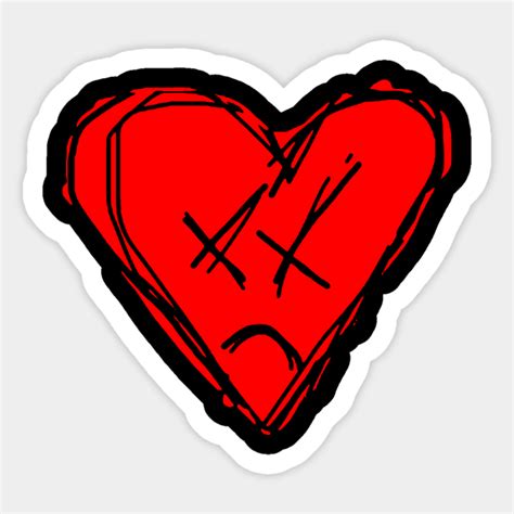 Emo Heart Emo Sticker Teepublic
