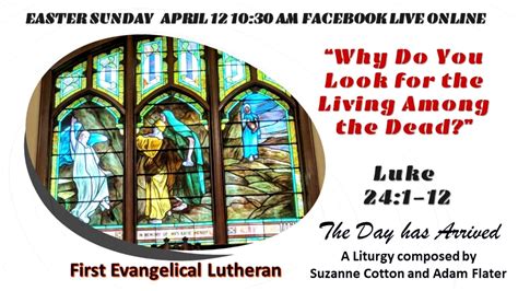 Welcome To Easter Worship Online 1030 Am April 12 Join First Lutheran Of North Platte On