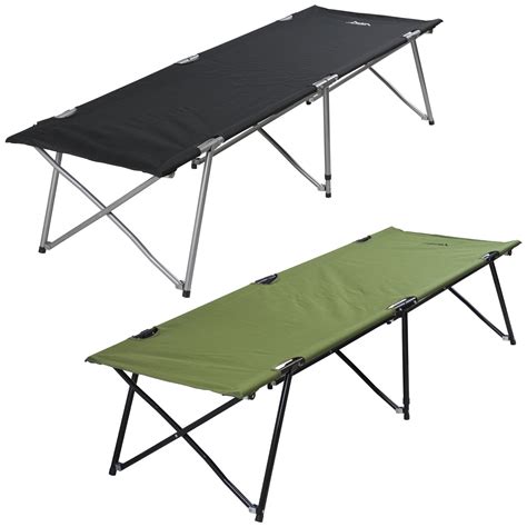 Andes Folding Portable Lightweight Single Camping Camp Bed Ebay