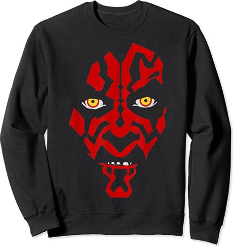 Best Star Wars Darth Maul Hooded Face Creeping Graphic T Shirts Tees