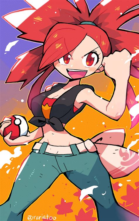 Flannery Pokemon And 2 More Drawn By Rariatto Ganguri Danbooru