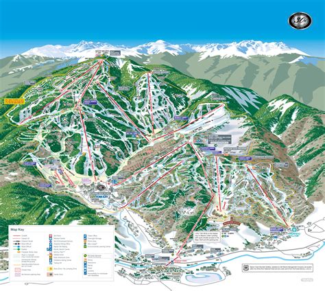 Beaver Creek Piste Maps And Ski Resort Map Powderbeds