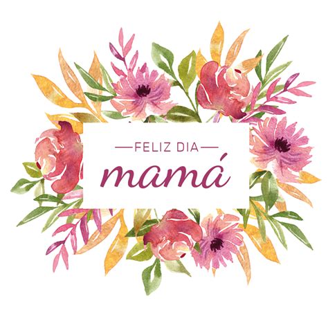 Mamá Flores Watercolor Cartel En Vinilo Día De La Madre