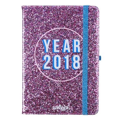 Smiggle 2018 Pink Glitter Diary Hobbies And Toys Stationery And Craft