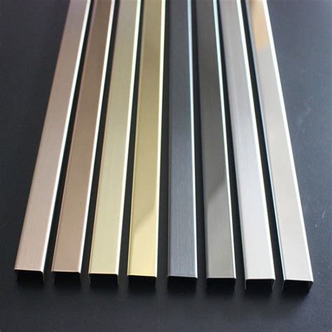 Ss 201 304 Stainless Steel Straight Edge Trim For Protecting Wall And