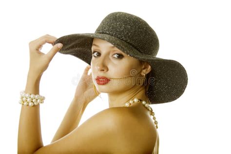 Sexy Woman In Hat Royalty Free Stock Image Image 6866486