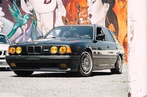 e34 m5 touring i built in my driveway s38 powered complete m5 swap with turbo fans ftw