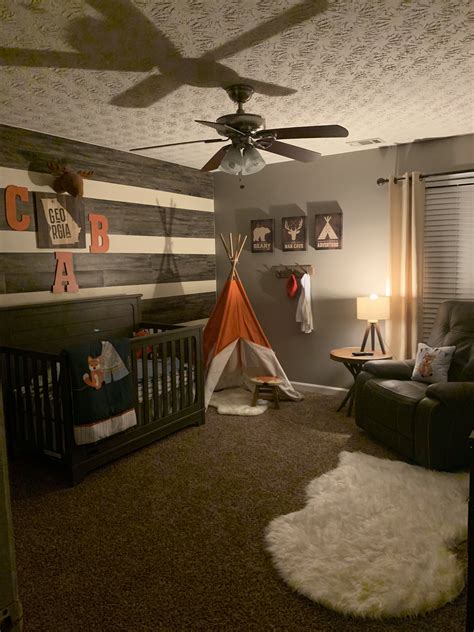 Your man cave should reflect your personality, so don't be afraid to borrow ideas from your favorite places when decorating. Little Man Cave Nursery | Nursery room boy, Man cave ...