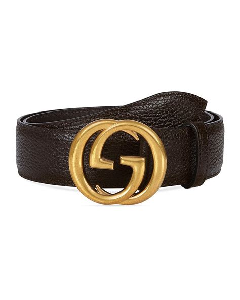 Gucci Mens Interlocking Gg Marmont Belt In Brown For Men