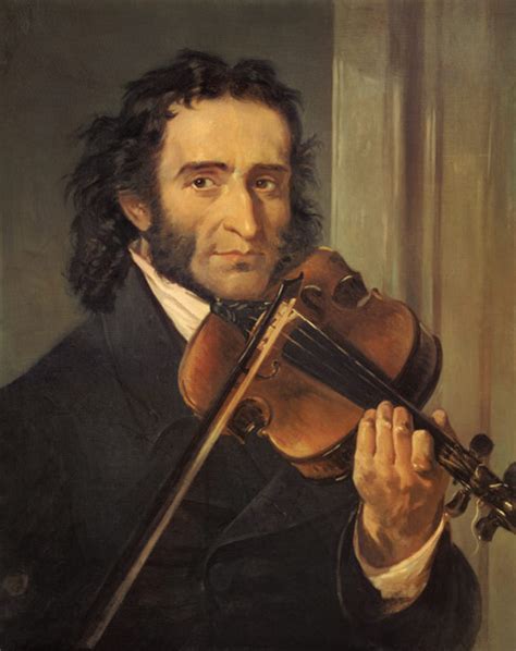 Portrait Of Niccolo Paganini 1782 1840 Italian School As Art Print