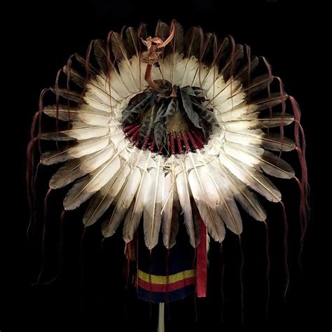 Sioux Feather War Bonnet Replica 2067 16 02 Rear View ☩ 4 Colors™ Индейцы