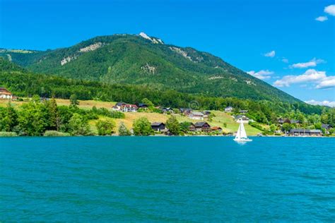 Lake Wolfgangsee Austria Editorial Stock Photo Image Of Holiday