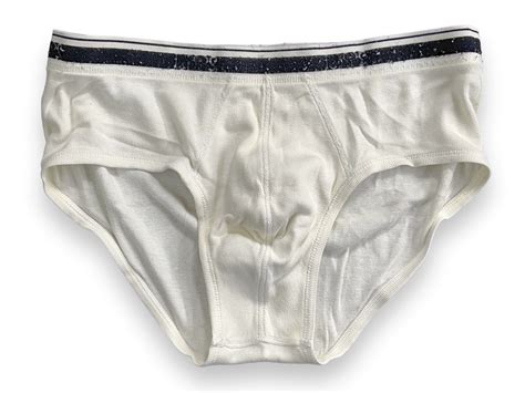 Vintage Mens Underwear White 2xist Double Seat Mens Brief L Ebay
