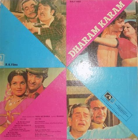 Film Music Site Dharam Karam Soundtrack Various Artists Rahul Dev Burman Majrooh Sultanpuri