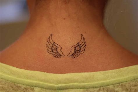 Pictures Of Angel Wing Tattoos Meaning And Designs