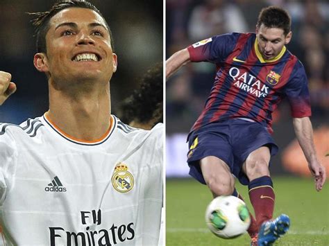 La Liga Ronaldo Grabs Double As Messi Breaks Goal Record Football