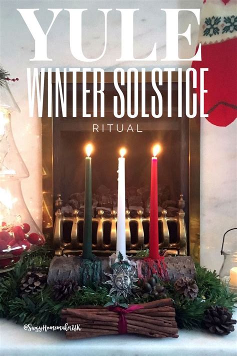 Light Your Diy Pagan Yule Log And Celebrate The Winter Solstice With A Simple Yule Ritual From