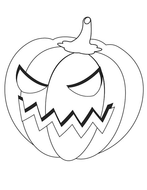 Halloween Coloring Pages Jack Olantern 1