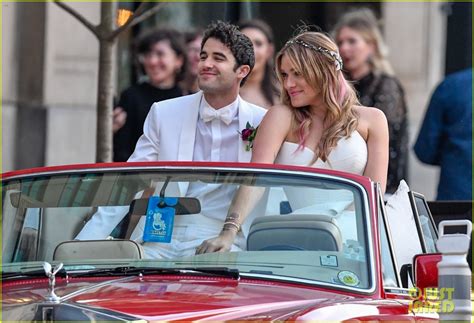 Photo Darren Criss Mia Swier Are Married See Their Wedding Photos Photo Just