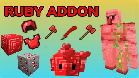 👉 Ruby Addon Nuevas Espadasblokklings Golems Y Armaduras Para
