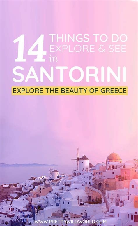 Planning A Trip To The Beautiful City Of Santorini The A City In