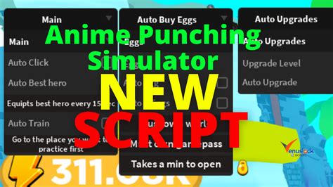 Anime Punching Simulator Script New Auto Farm