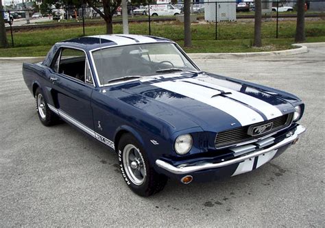 Blue 1966 Ford Mustang Hardtop