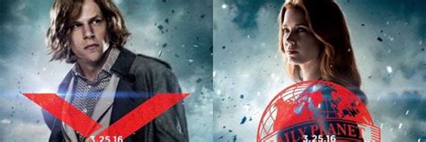New Batman Vs Superman Posters Feature Lex Lois Alfred