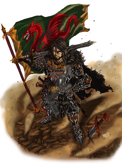 Sir Mordredthe 13th Red Dragon Warrior By Ndomon87 On Deviantart