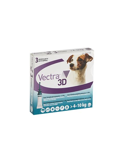 Vectra 3d Solucion Spot On Perros 4 10 Kg 3 Pipetas De Ceva