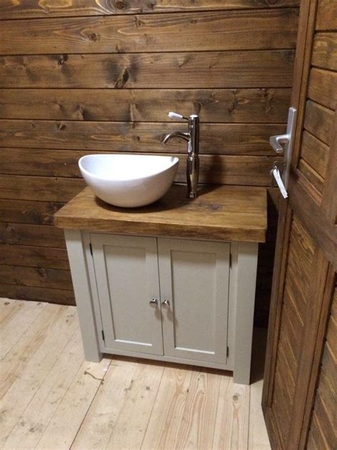 See more ideas about toilet vanity unit, toilet vanity, vanity units. CHUNKY RUSTIC PAINTED BATHROOM SINK VANITY UNIT WOOD ...