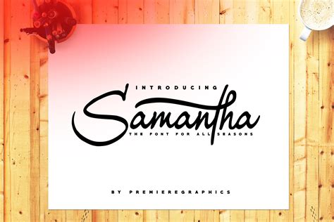 Samantha Font Script Fonts ~ Creative Market