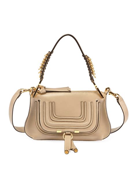 Chloe Marcie Small Shiny Saddle Shoulder Bag Neiman Marcus