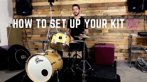 How To Set Up Your Drum Kit Youtube