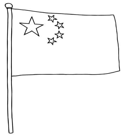 Dibujos De La Bandera De China Para Colorear Para Colorear Pintar E